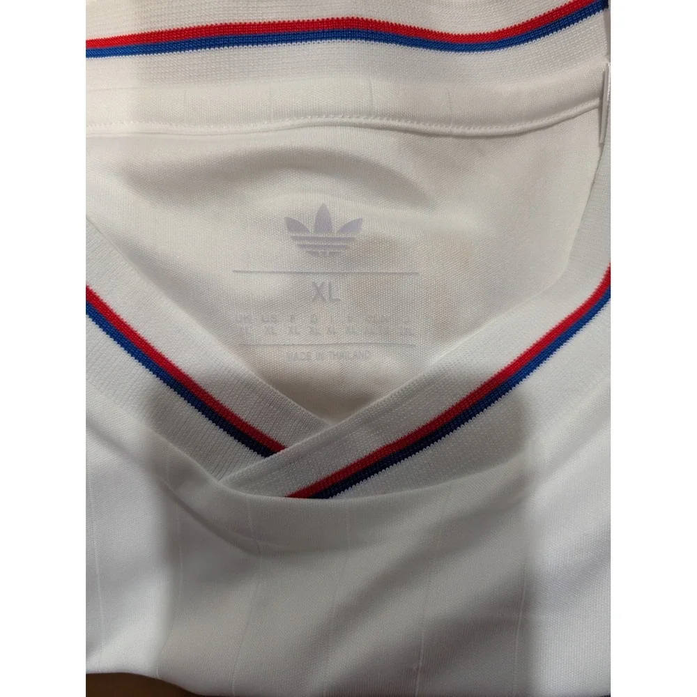 Adidas Olympique Lyonnais 75th Anniversary Tolisso 8 Jersey White Gold XL NEW